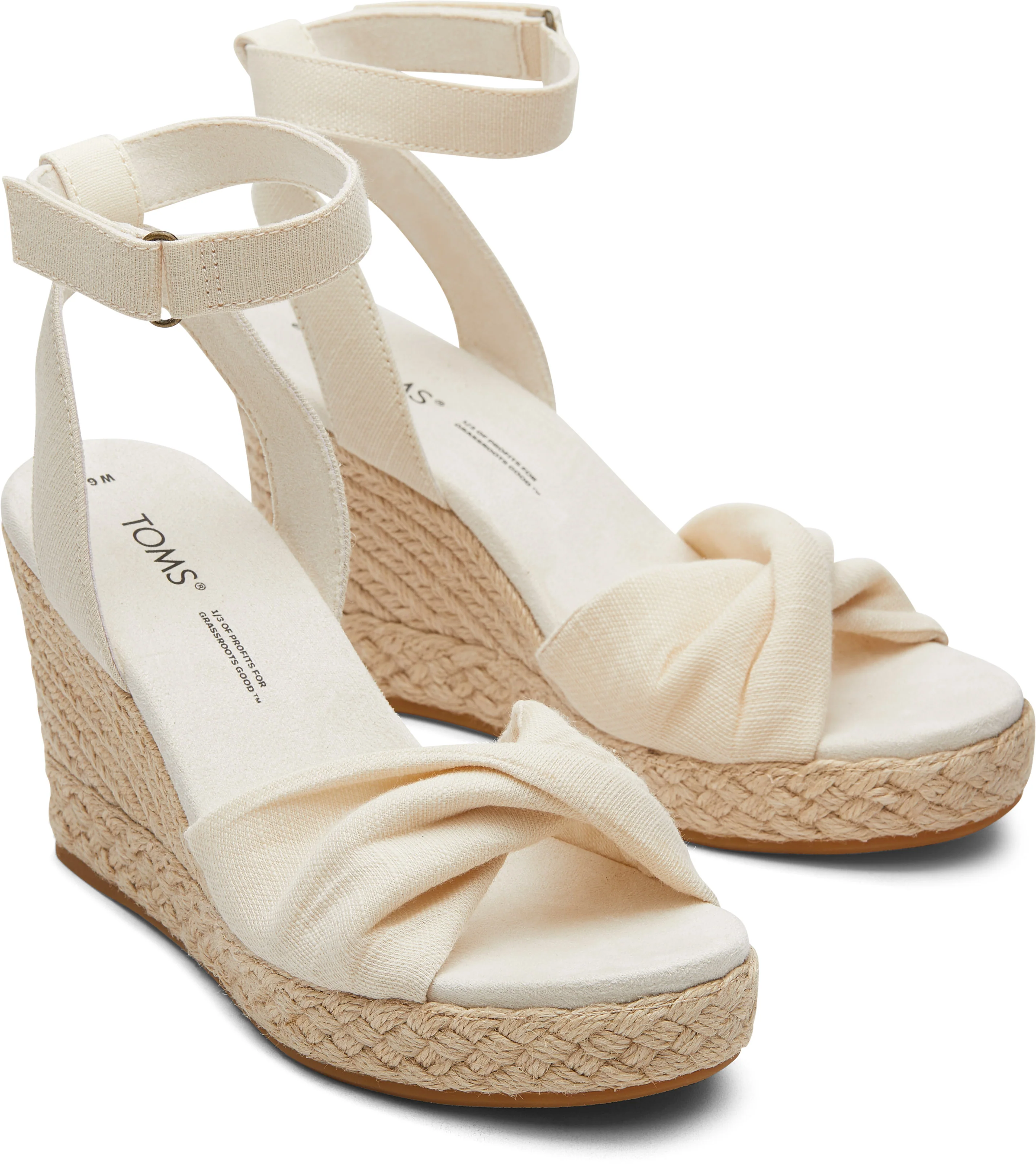 Marisela Wedge Sandal - Natural - Image 3