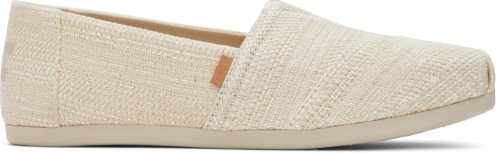 Women's Alpargata Classic - Natural Metallic Linen Stripe