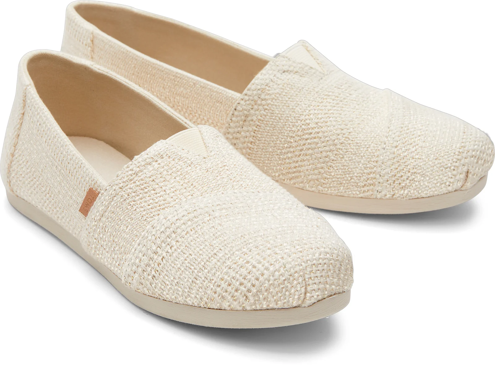 Women's Alpargata Classic - Natural Metallic Linen Stripe - Image 2