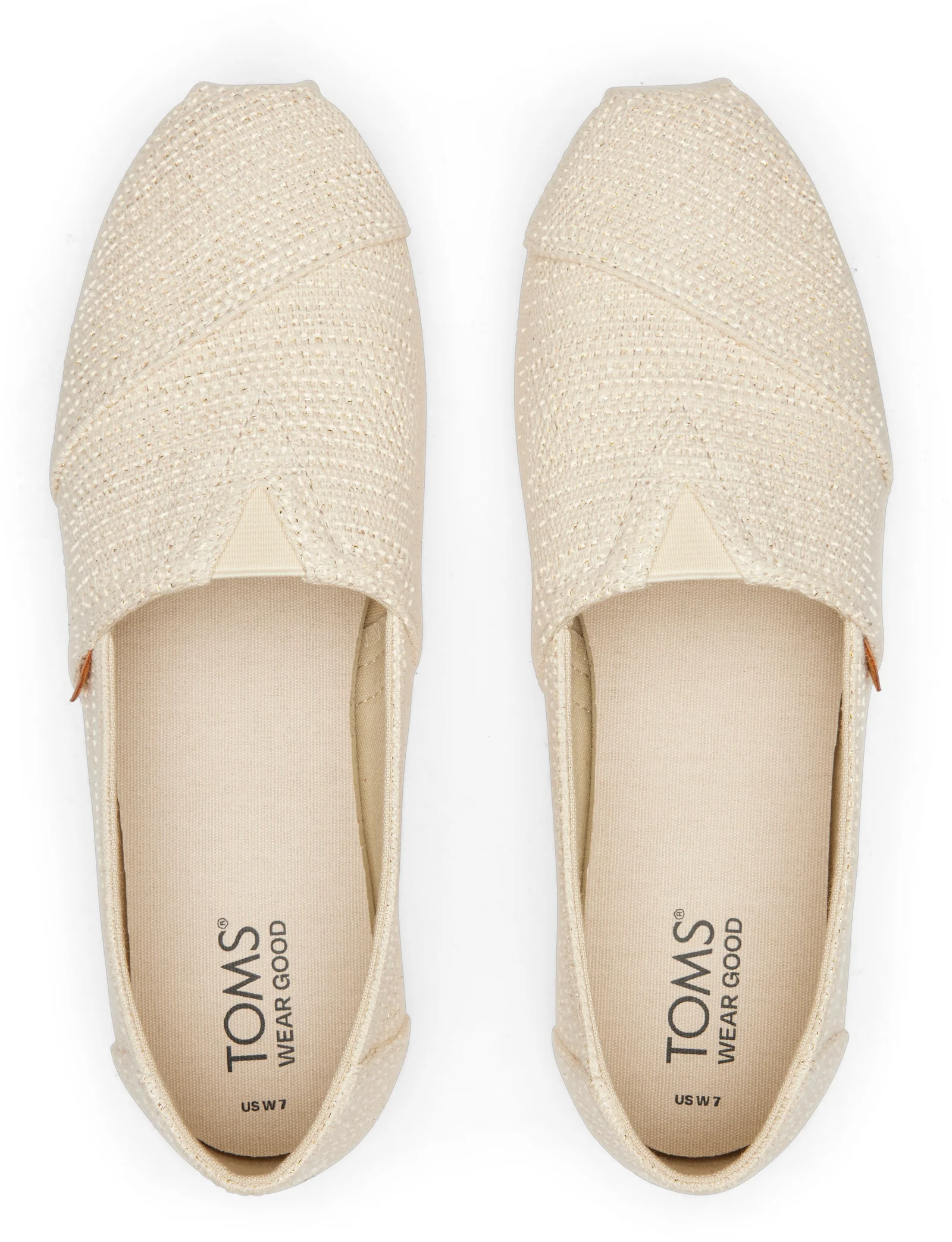 Women's Alpargata Classic - Natural Metallic Linen Stripe - Image 4